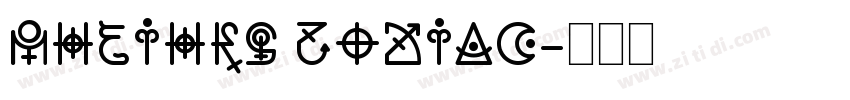 MHeiHKS Zodiac字体转换